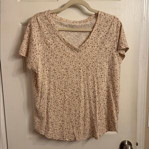 Leopard Print V-Neck T-Shirt old Navy